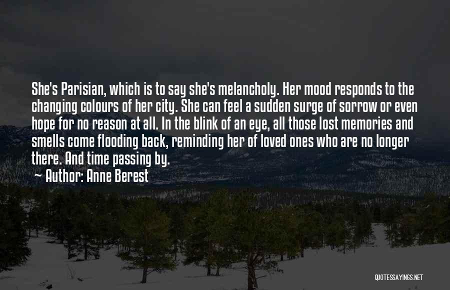 Changing Someone's Mood Quotes By Anne Berest