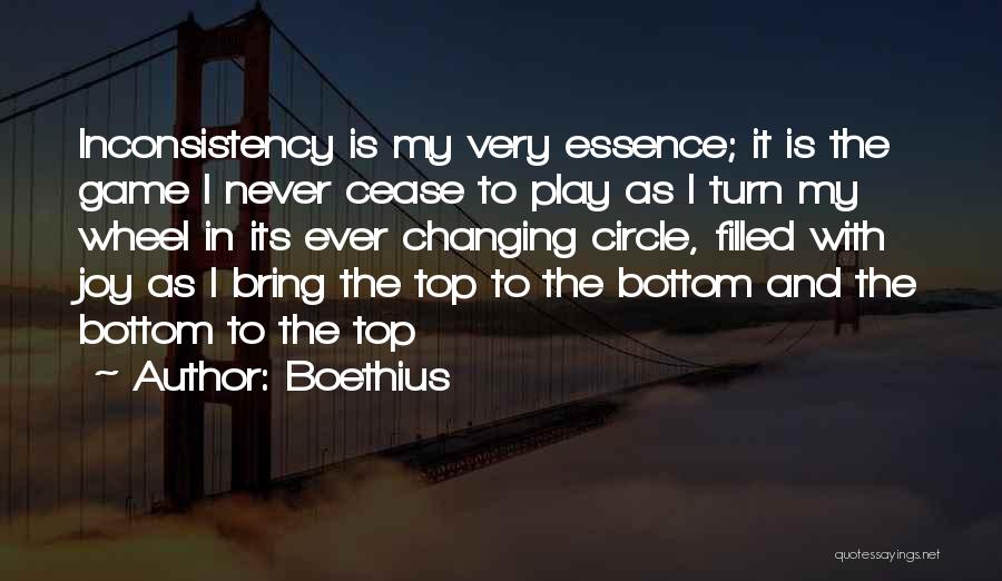 Changing The Game Quotes By Boethius