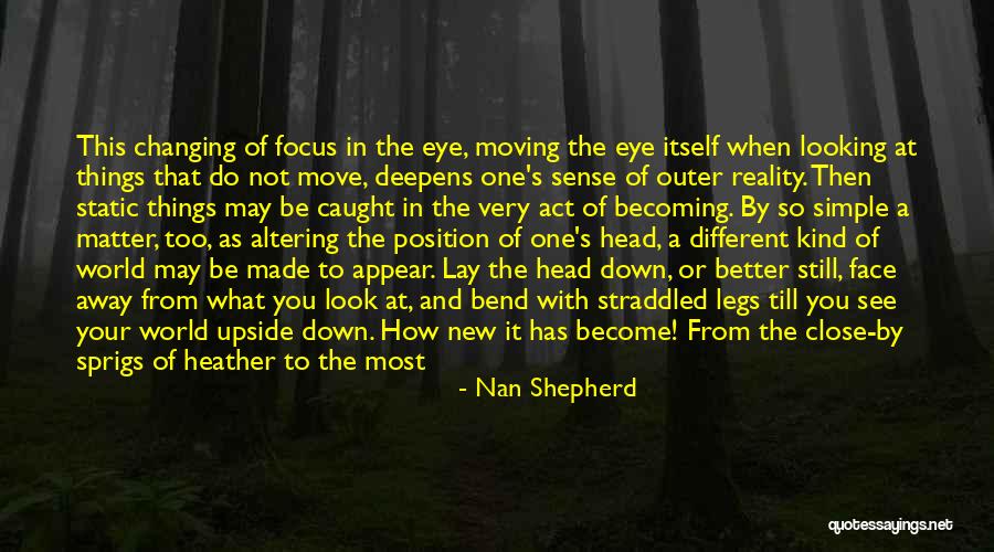 Changing The World For The Better Quotes By Nan Shepherd