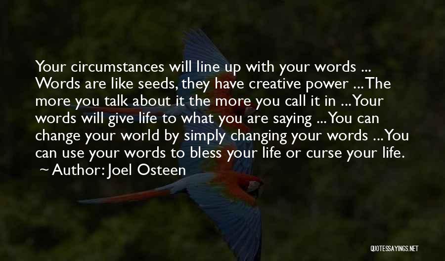 Changing Words In Quotes By Joel Osteen