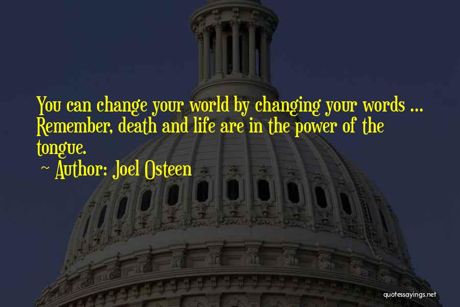 Changing Words In Quotes By Joel Osteen