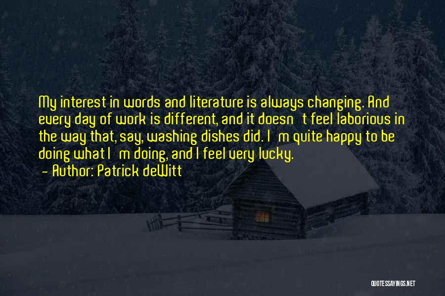 Changing Words In Quotes By Patrick DeWitt