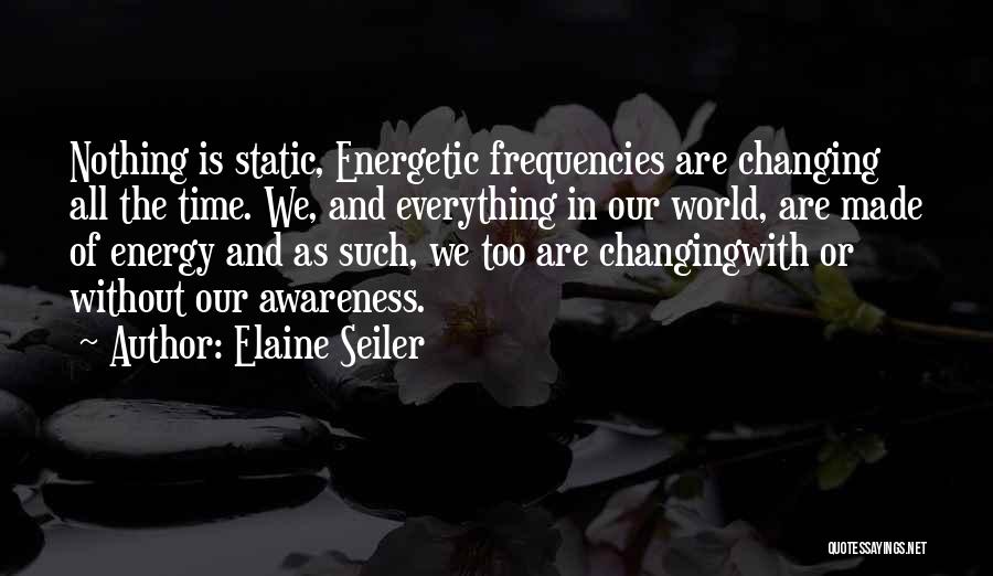 Changing World Quotes By Elaine Seiler