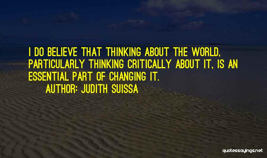 Changing World Quotes By Judith Suissa