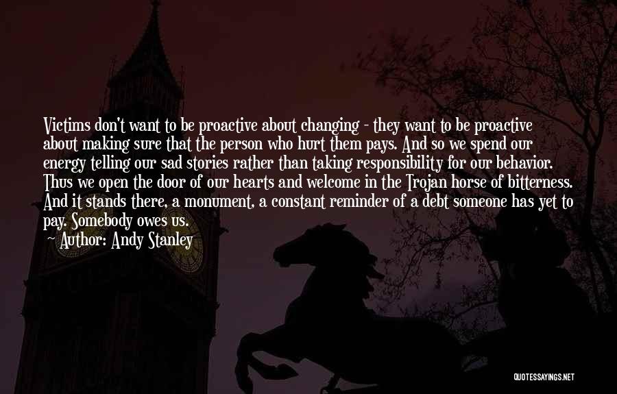 Changing Your Behavior Quotes By Andy Stanley