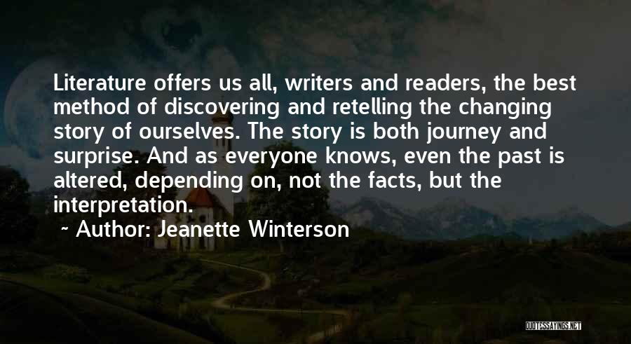 Changing Your Story Quotes By Jeanette Winterson