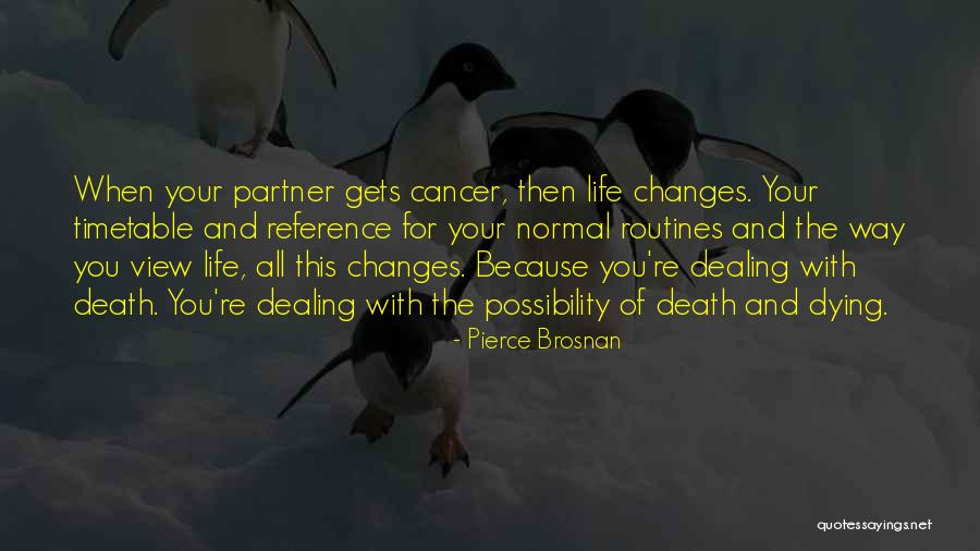 Changing Your Way Of Life Quotes By Pierce Brosnan Changing Your Way Of Life Quotes By Pierce Brosnan