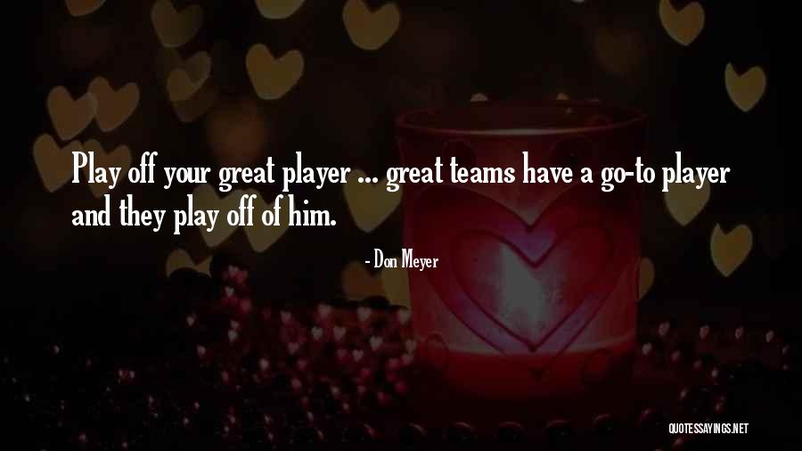 Changiz Tolouee Quotes By Don Meyer Changiz Tolouee Quotes By Don Meyer