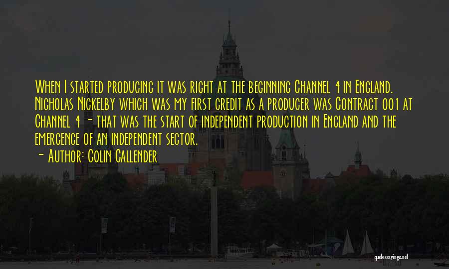Channel 4 Quotes By Colin Callender