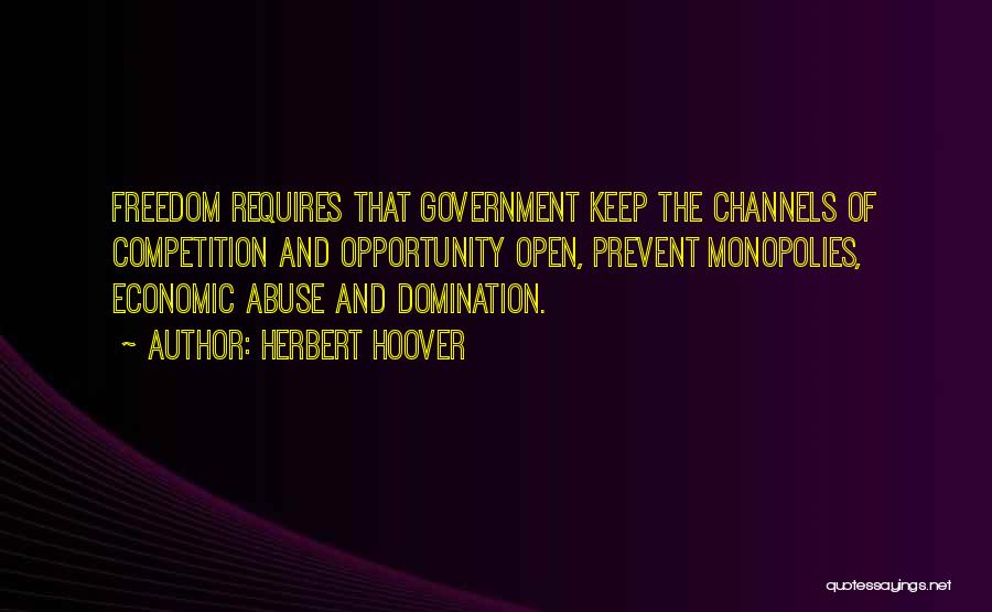 Channels Quotes By Herbert Hoover