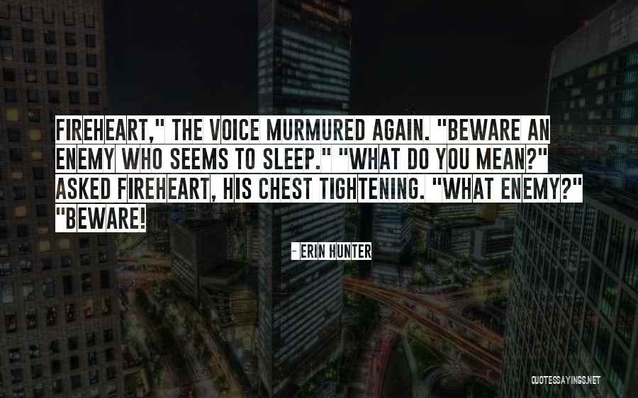 Chantecaille Stress Quotes By Erin Hunter