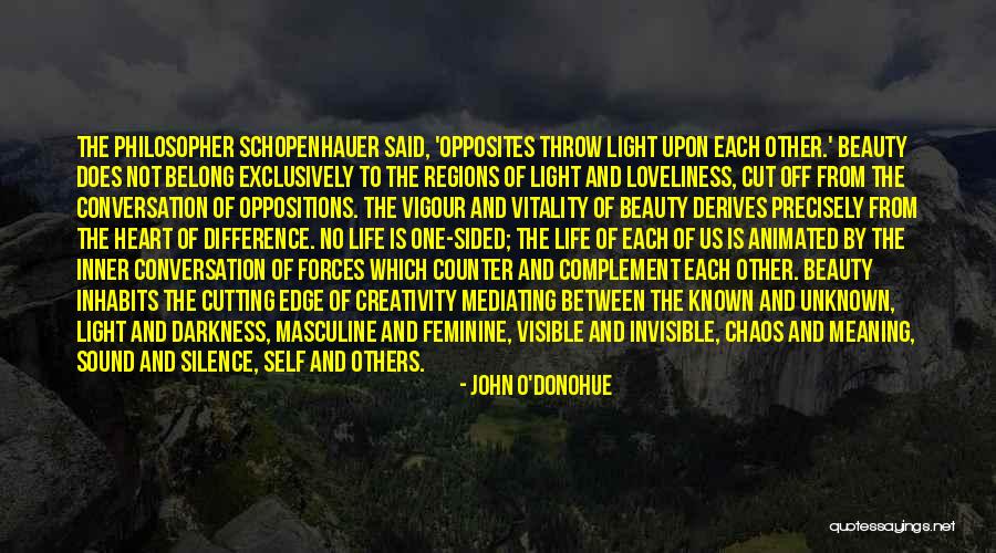 Chaos And Creativity Quotes By John O'Donohue Chaos And Creativity Quotes By John O'Donohue