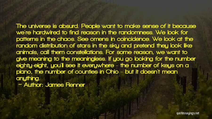 Chaos Of Stars Quotes By James Renner