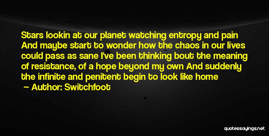 Chaos Of Stars Quotes By Switchfoot