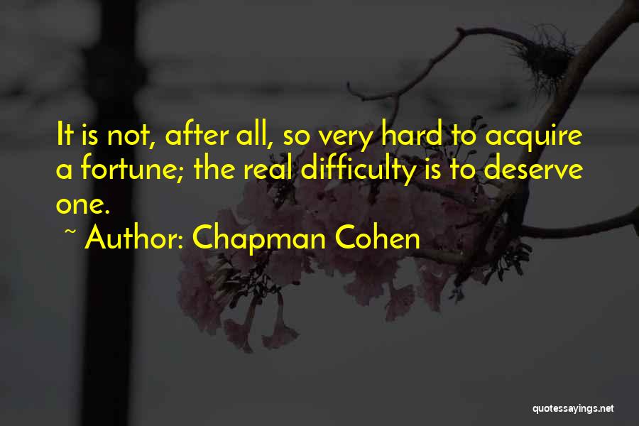 Chapman Cohen Quotes 1165203
