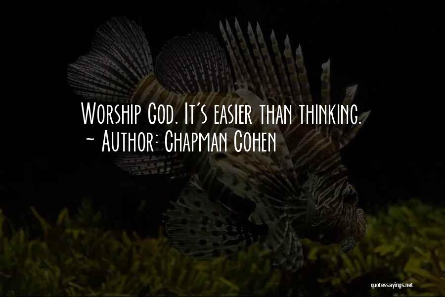 Chapman Cohen Quotes 1649170