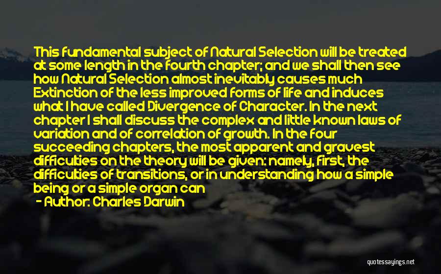 Chapters In Your Life Quotes By Charles Darwin