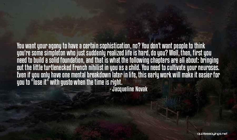 Chapters In Your Life Quotes By Jacqueline Novak