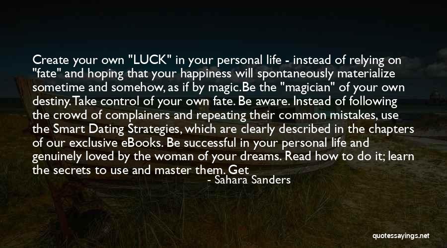 Chapters In Your Life Quotes By Sahara Sanders