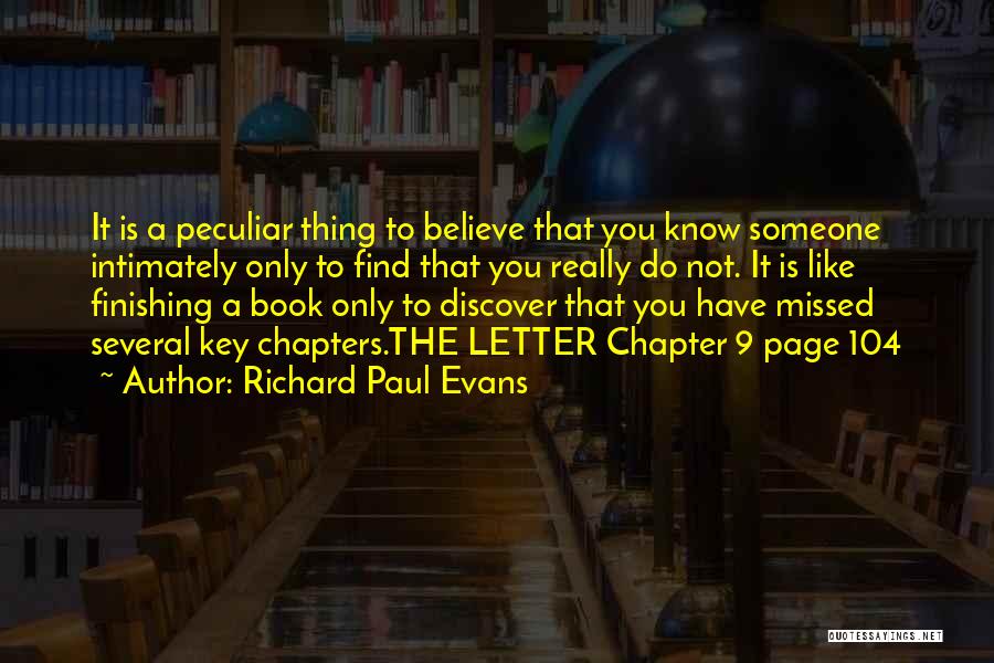 Chapters Of Our Life Quotes By Richard Paul Evans