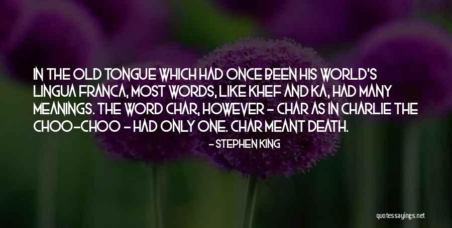 Char Char Quotes By Stephen King