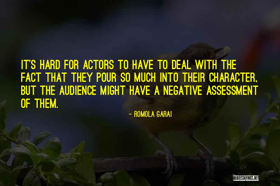 Character Actors Quotes By Romola Garai Character Actors Quotes By Romola Garai