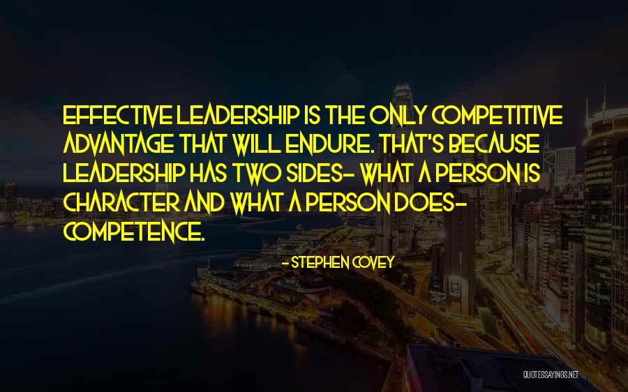 Character And Competence Quotes By Stephen Covey