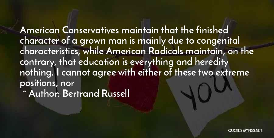 Character And Education Quotes By Bertrand Russell