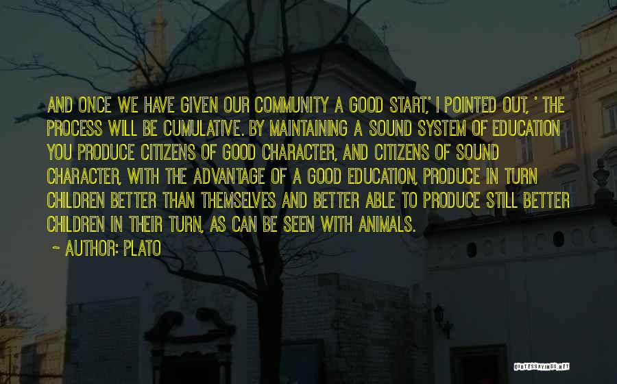 Character And Education Quotes By Plato