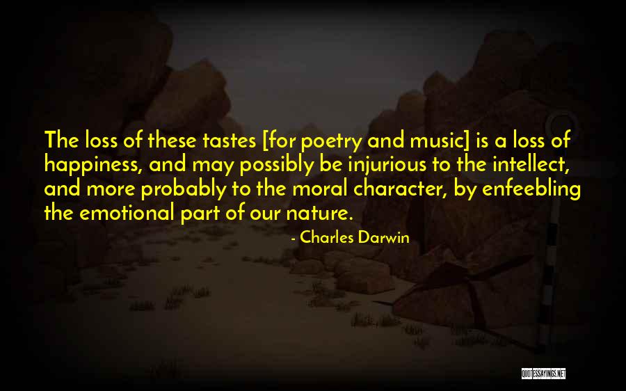 Character And Intellect Quotes By Charles Darwin