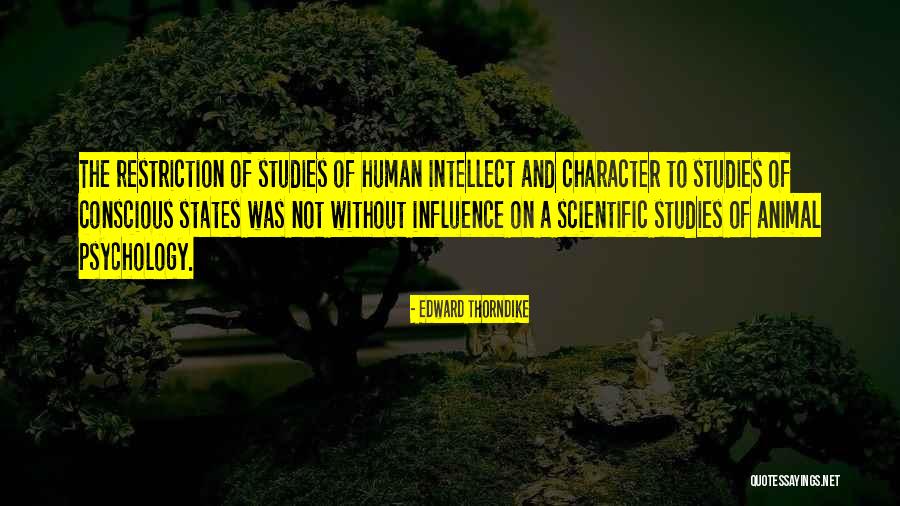 Character And Intellect Quotes By Edward Thorndike