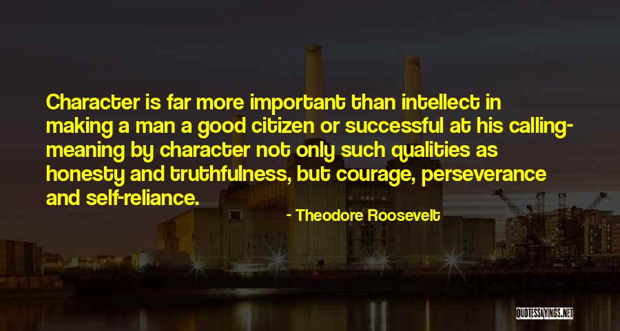 Character And Intellect Quotes By Theodore Roosevelt