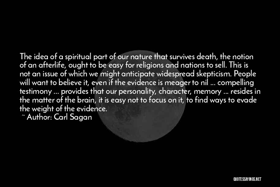 Character And Personality Quotes By Carl Sagan