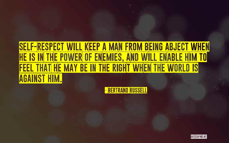 Character And Respect Quotes By Bertrand Russell