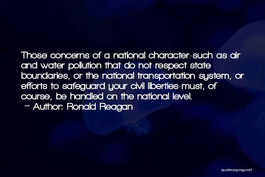 Character And Respect Quotes By Ronald Reagan