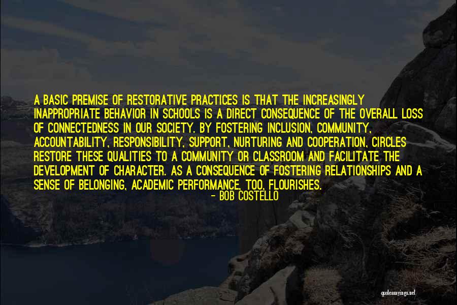 Character And Responsibility Quotes By Bob Costello Character And Responsibility Quotes By Bob Costello