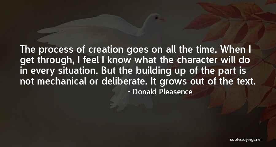 Character Creation Quotes By Donald Pleasence Character Creation Quotes By Donald Pleasence