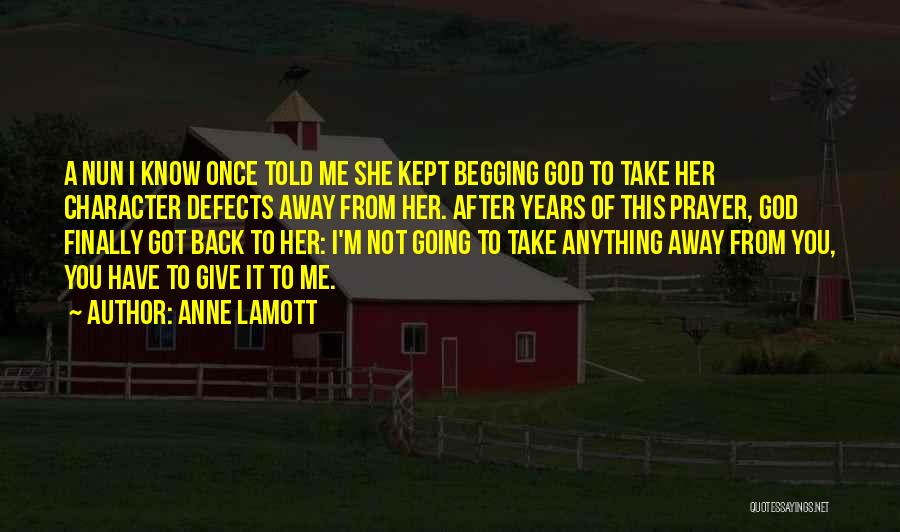 Character Defects Quotes By Anne Lamott