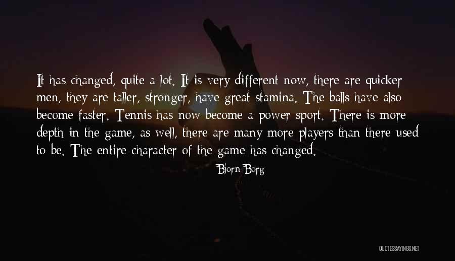 Character Depth Quotes By Bjorn Borg Character Depth Quotes By Bjorn Borg