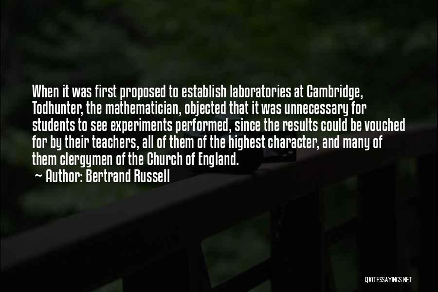 Character For Students Quotes By Bertrand Russell