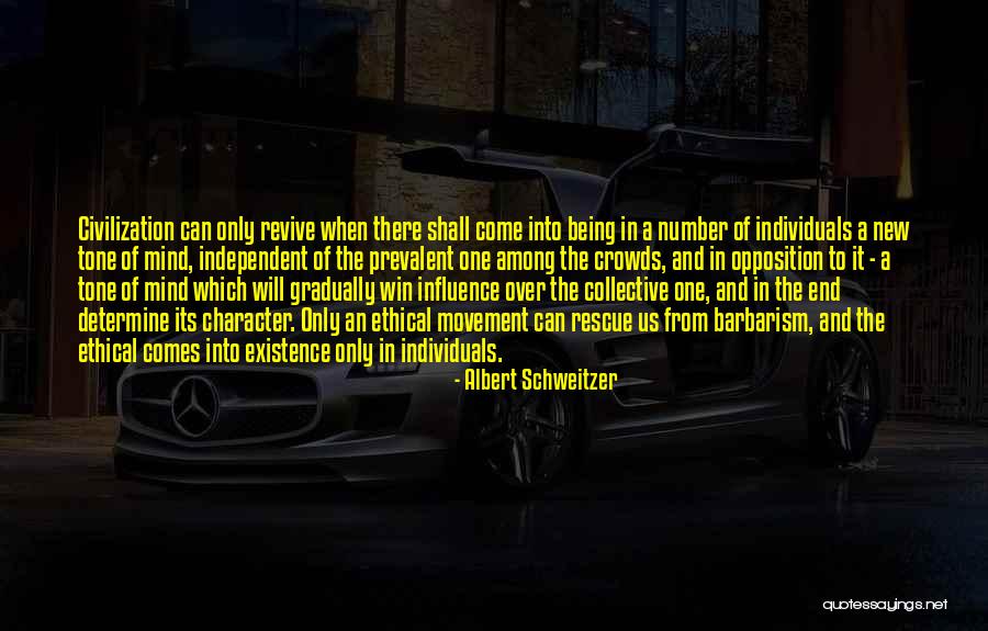 Character Integrity Quotes By Albert Schweitzer