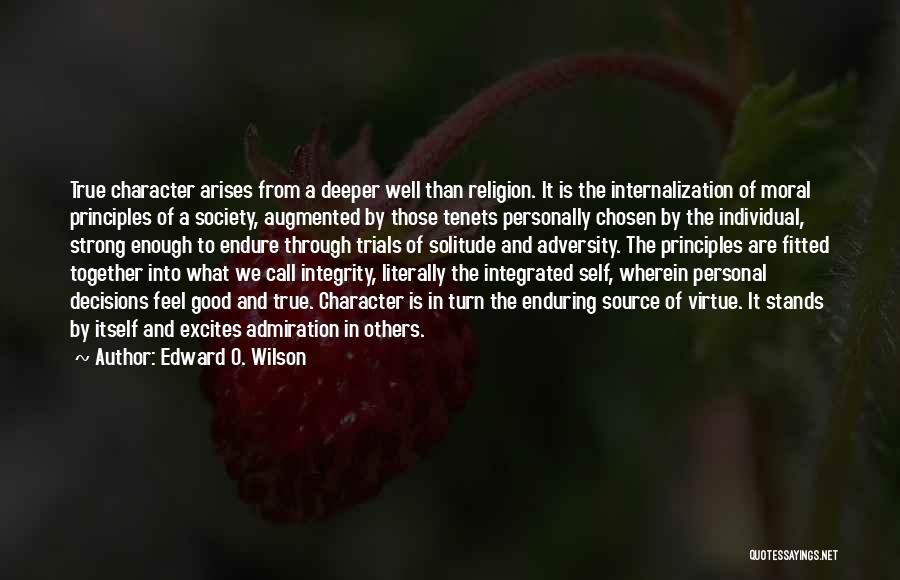 Character Integrity Quotes By Edward O. Wilson