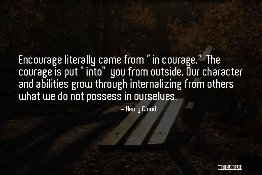 Character Integrity Quotes By Henry Cloud