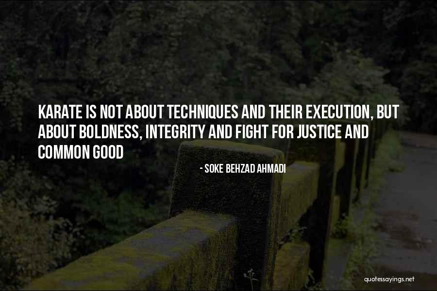 Character Integrity Quotes By Soke Behzad Ahmadi