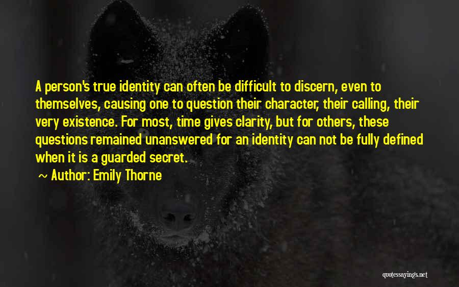 Character Is Defined By Quotes By Emily Thorne