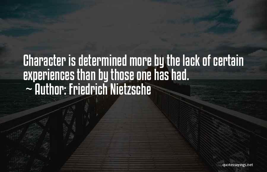 Character Is Determined Quotes By Friedrich Nietzsche