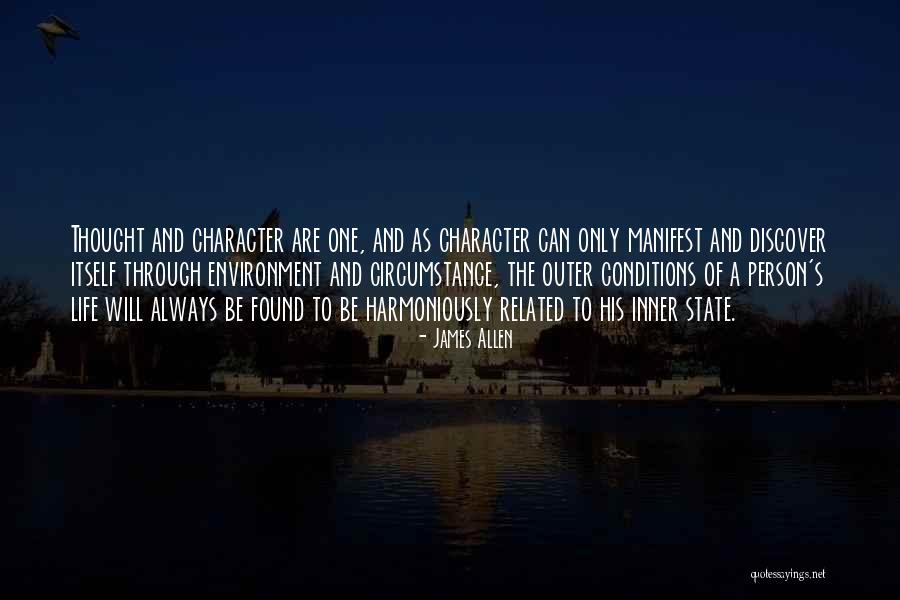 Character Not Circumstance Quotes By James Allen Character Not Circumstance Quotes By James Allen