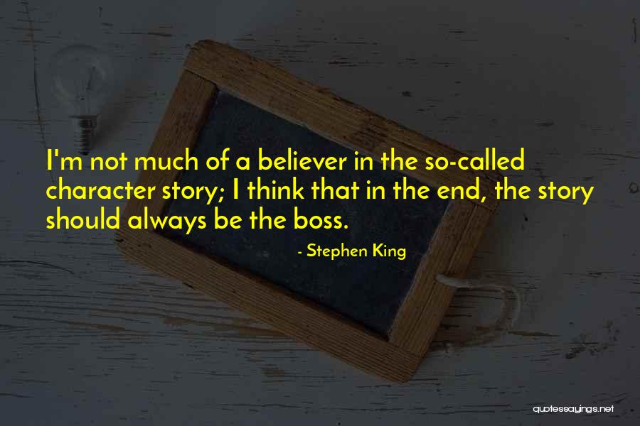 Character Not Quotes By Stephen King