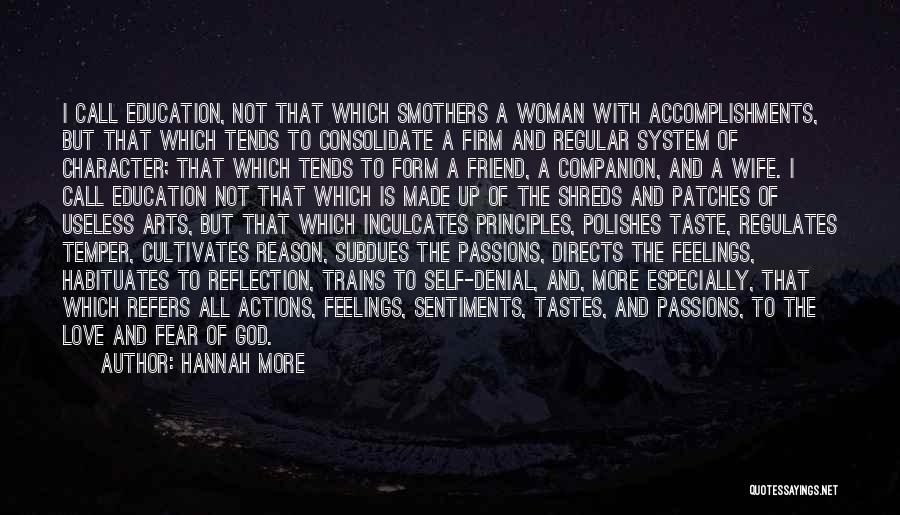 Character Of A Woman Quotes By Hannah More