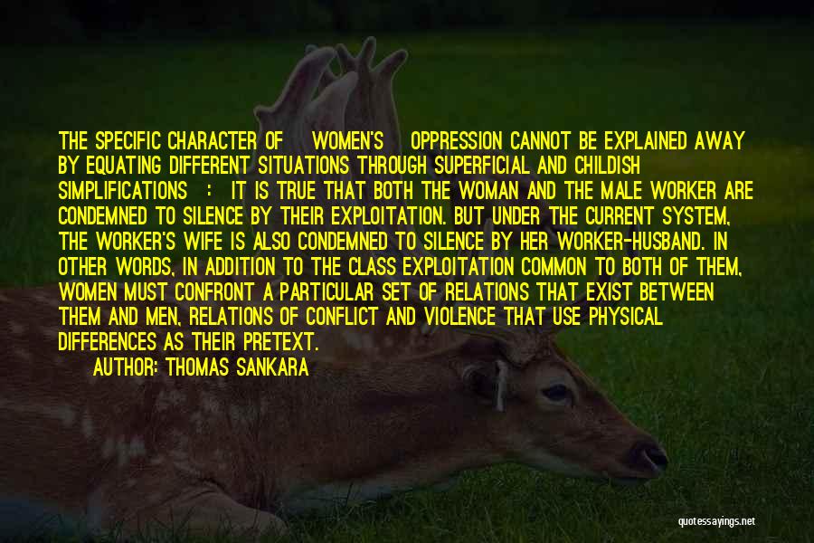 Character Of A Woman Quotes By Thomas Sankara